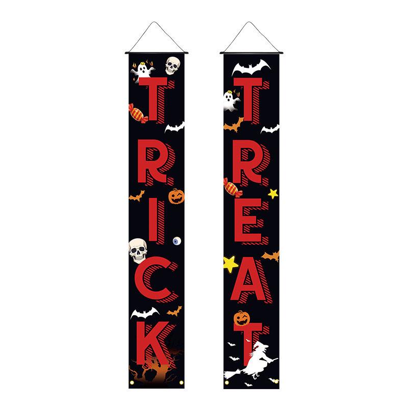 2026 Halloween Porch Banner: 30x180cm Festival Decoration