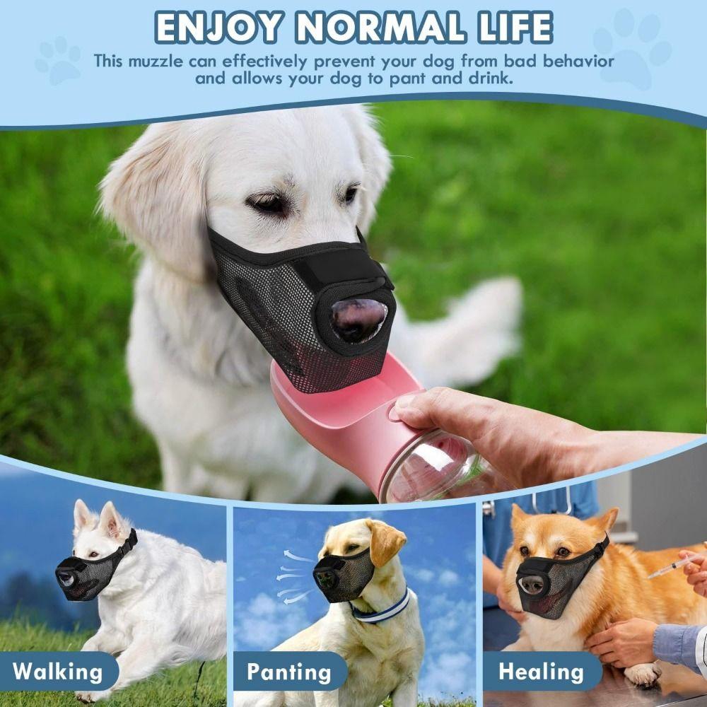 Breathable Pet Mouth Muzzles Creative Anti Barking Dog Muzzle Dog Muzzle Basket  Prevents Biting