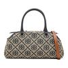 T Monogram Detachable Shoulder Strap Cotton Tote Bag Small Women Tote Bags Navy 178801-405
