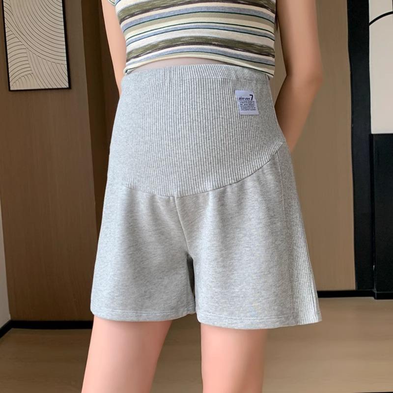 

Летние тонкие брюки для беременных Модные защитные шорты Леггинсы Одежда для беременных Весенняя одежда Летняя одежда L серый