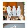 Children's Small White Shoes New Spring and Summer Breathable Mesh Sneakers Hollowed Out for Girls Boys Large Children's Board Shoes