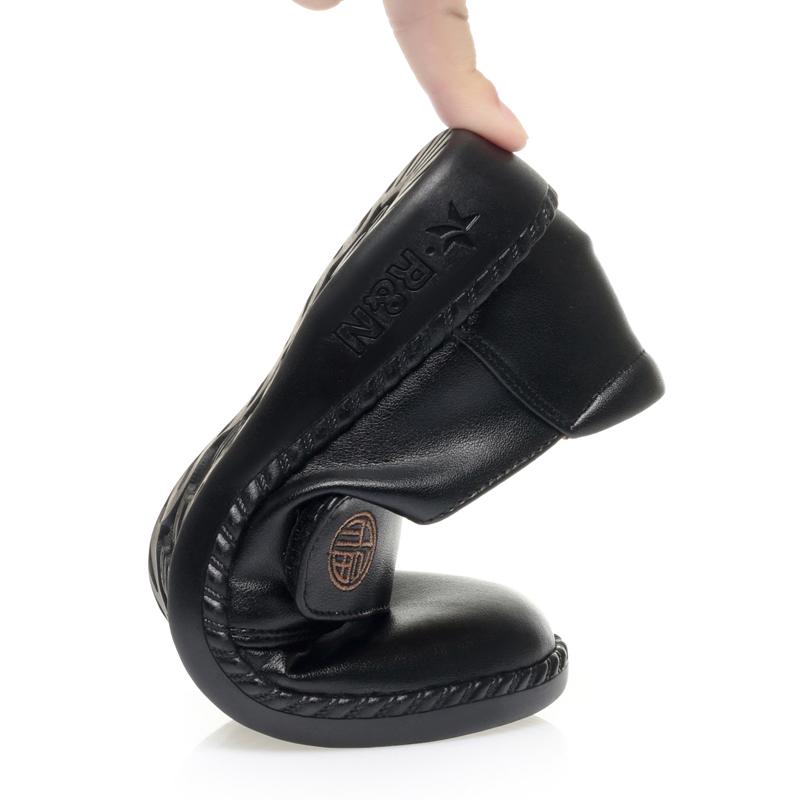 Fashion AIYUQI 2025 new women's loafers Non-slip and comfortable flat soles Women shoes Large size shoes for middle-aged mothers female