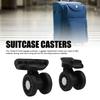 1 Pair Luggage Suitcase Wheels Trunk Luggage Wheels Spare Part Universal Wheel Replacement Silent Double Row