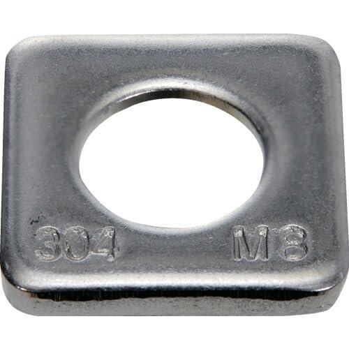 TRUSCO Stainless Steel Taper Washers M10 5 Degrees for Channel Steel 4 Pieces S780-0010