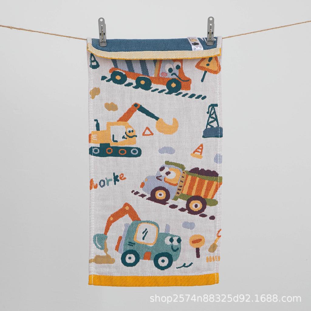 Gauze Children'S Face Towel Pure Cotton Household Cotton Class A Soft Face Wipe Bath Kindergarten Baby Towel