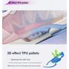 Anta Kids Wind Chaser 6.0 Test Shock Absorption Wear Resistant Low Top Running Shoes Kids sneaker White Pink Blue 322429901-4