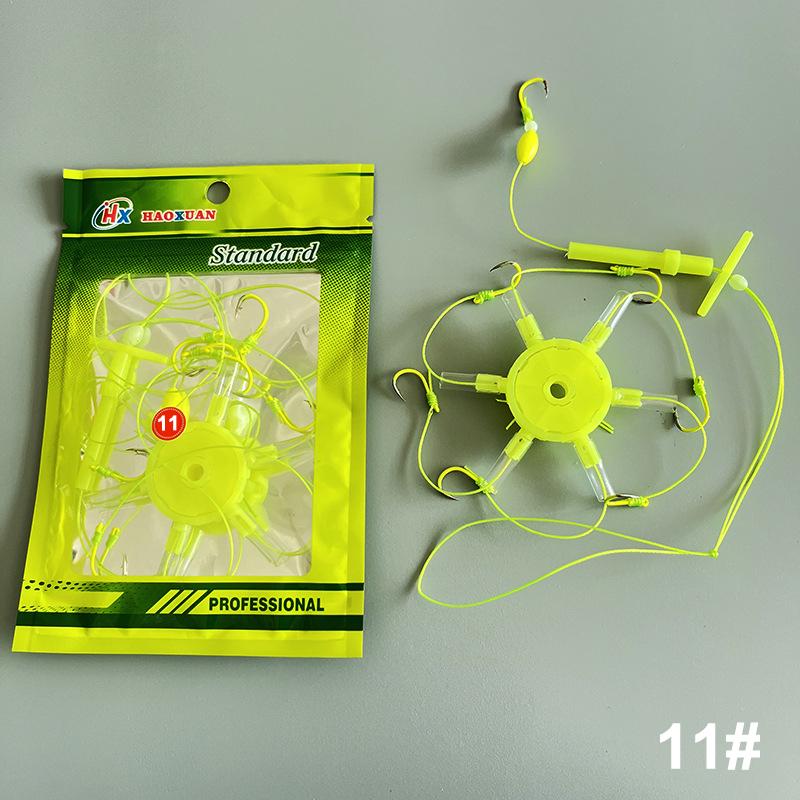 

1 Piece Diy Accessories Explosion 4/5 Hooks Fishing Lure Bait Carp Trap Feeder Cage With Line Pressing Board Fishing Feeder