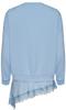 Fashion - Women' Blouse With Petticoat - Id8857 Blue One Size