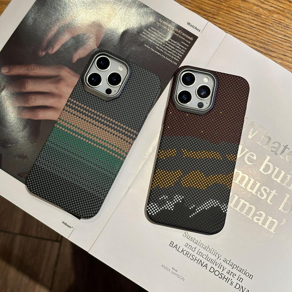 Applicable To IPhone17PROMAX Skin Feeling Kevlar Phone Case Apple 16 Sunset Moon Rise High Level Protective Case