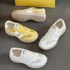 Leather mesh breathable German training shoes women's 2025 summer new versatile soft-soled Forrest Gump shoes sports and leisure board