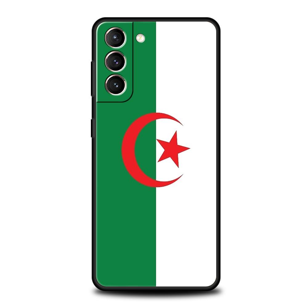 Algeria Passport Phone Case For Samsung Galaxy S25 Edge S24 S23 S22 S20 Ultra S21 FE 5G S10 Plus Soft TPU Cover