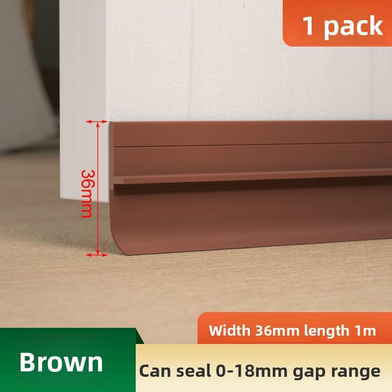 Self-Adhesive Door Bottom Sealing Strip Weather Insulation and Noise Reduction Modern PVC Draft Stopper for Home Use