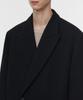 Musinsa Standard Wool Blend Big Daddy Double Maxi Coat [Black]