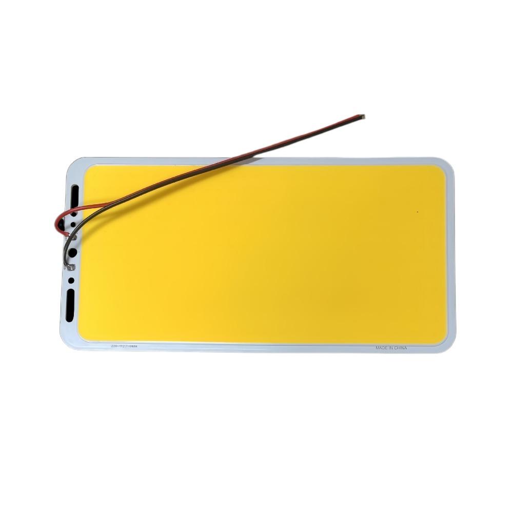 

100W 12V COB LED Panel Light Chip Strip Fishing Rod Lamp Camping Flood Lights For Outdoor Warm White With Wire