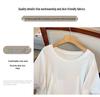 Plus Size Women's Loose Round Neck Mid-Length Short Sleeve T-Shirt (Bust 150/160)