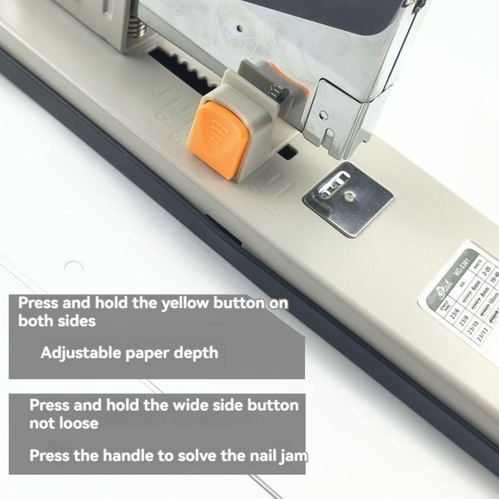 Multifunction Hand Operated Staple Pop-up Type Paper Stapling Machine Heavy Duty Stapler  Business