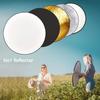 1pc Portable Five In One Reflector Kit, Featuring Semi Transparent, Silver, Gold, White, and Black Multi Disc Reflectors