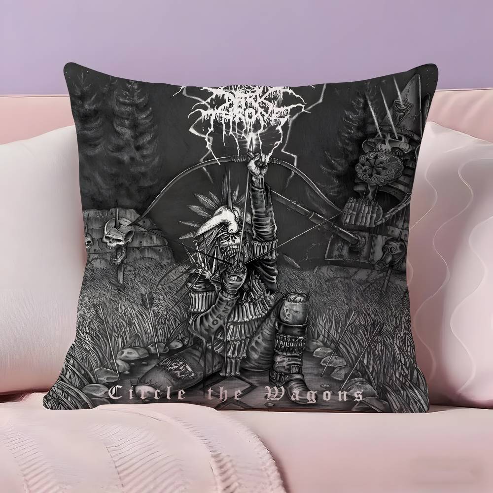 Band D-D-Darkthrones Pillow Case Ultra Soft Skin Friendly Fabric Cloud Like Comfort & Concealed Zipper