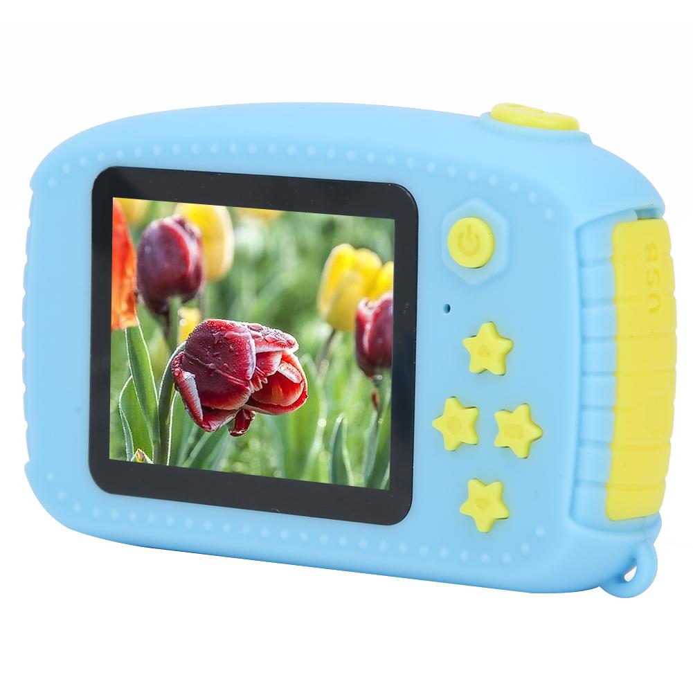Children Camera Toy Baby Mini Cartoon Digital DV Photo Sticker Mode 1200mAh BatteryX500 Rabbit