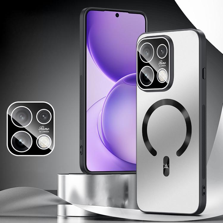 Eis-Stil Magnetische Explosionsgeschützte Linsenfolie Integrierte PC Stoßfeste Handyhülle Für OPPO Reno16 Pro 5G Global