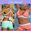 Najwyższa Jakość Damskie Letnie Modne Bikini Stroje Kąpielowe Seksowne Szorty Split Bikini Plażowe Bikini Dla Swobodnego Stylu