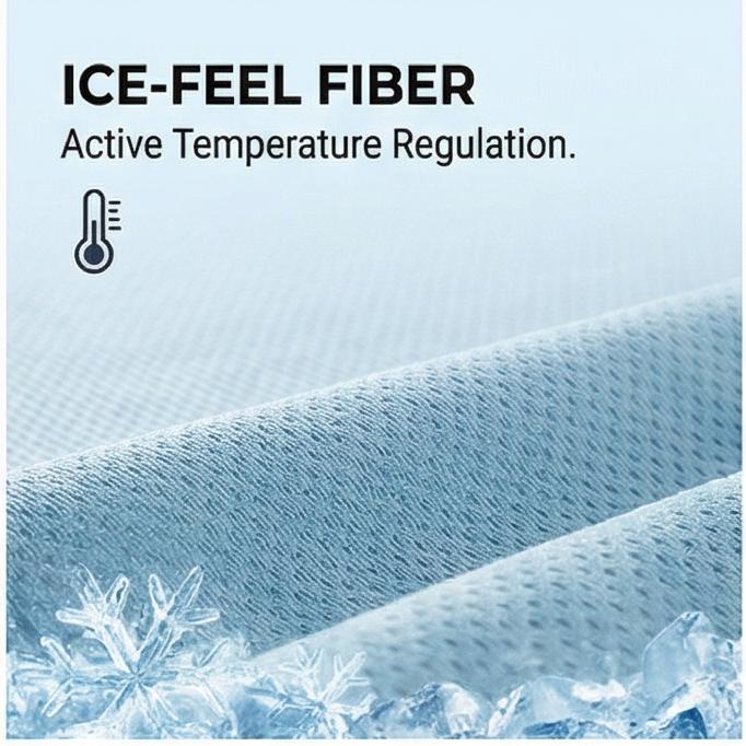New Ice Silk & Ice Rattan Cooling Mat Set Dual-Sided Reversible Washable Bedding for Home Dorm Multi-Size