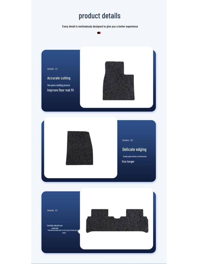Nio ET5 2024-2025 Nylon Car and Trunk Floor Mats - Removable and Full Coverage