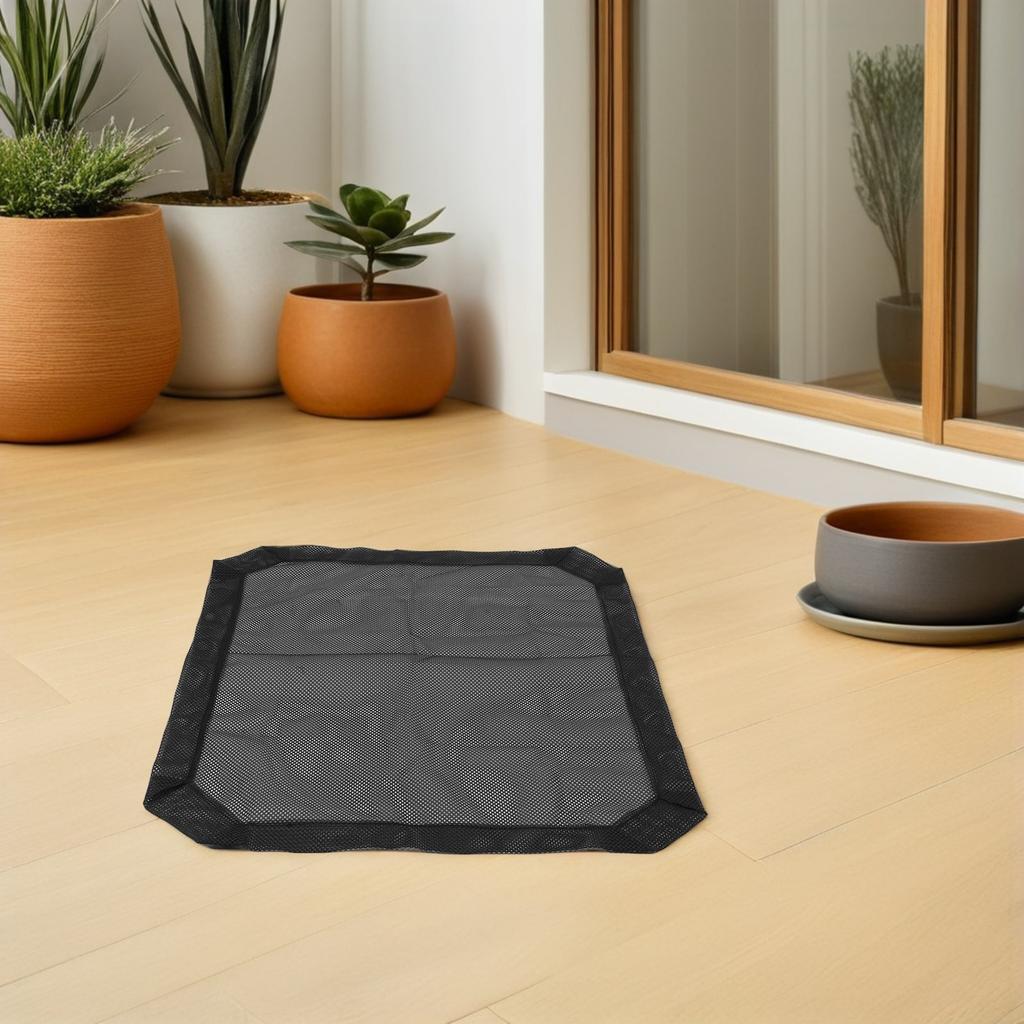 Detachable Elevated Pet Bed Mesh Cover Washable 108x72cm Breathable Dog Cat Bed Replacement Indoor Outdoor Dog Mattress