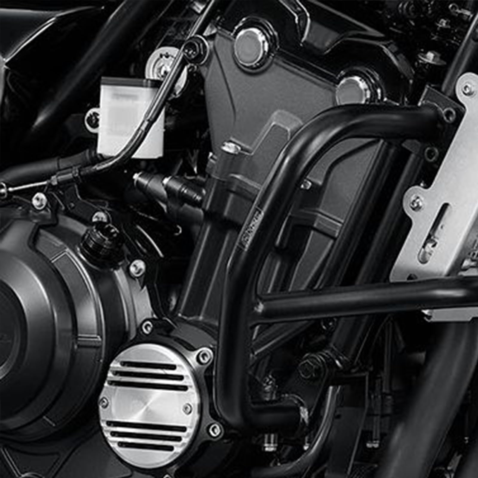 

LEDISHUN Крышка двигателя, Слайдер двигателя, Защита двигателя для Honda Rebel 500 и CL500 (Все модельные годы) (Серебряный)