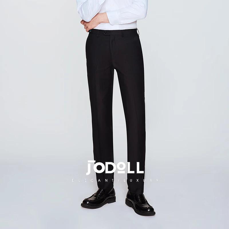JODOLL Unisex Slim Fit Business Dress Pants L