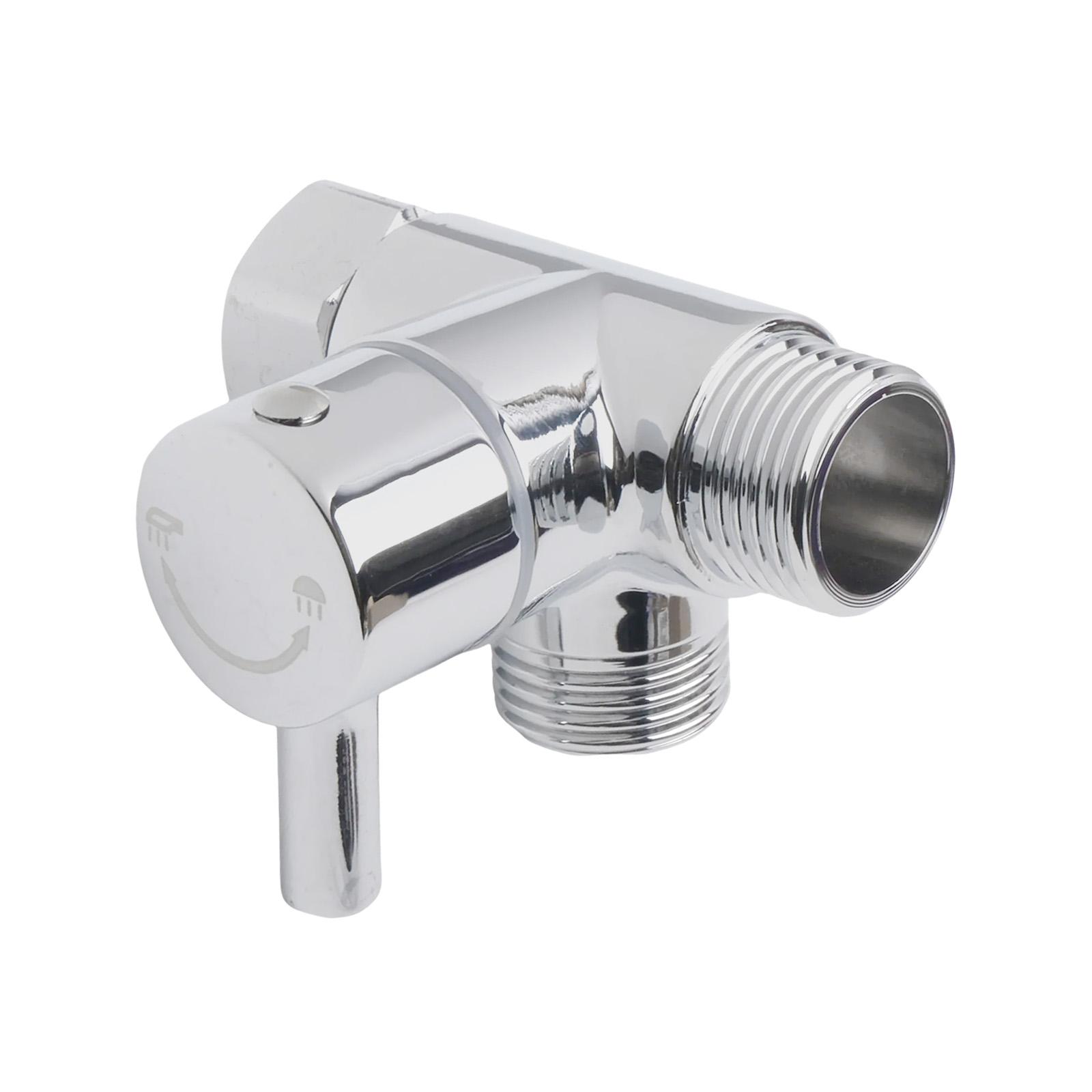 

None Diverter Shower Diverter None Silver Sturdy Resistant Seamless High Pressure High Temperature Multiple Usage Silver