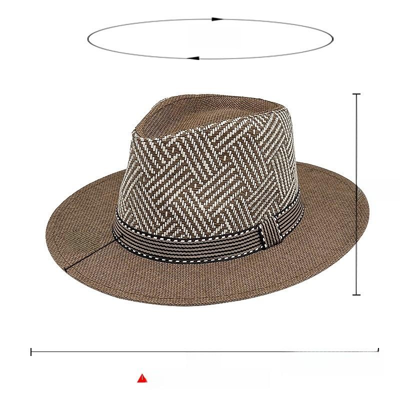 Fashion Casual Straw Hat For Men Women Sunshade And Ventilation Perfect For Summer