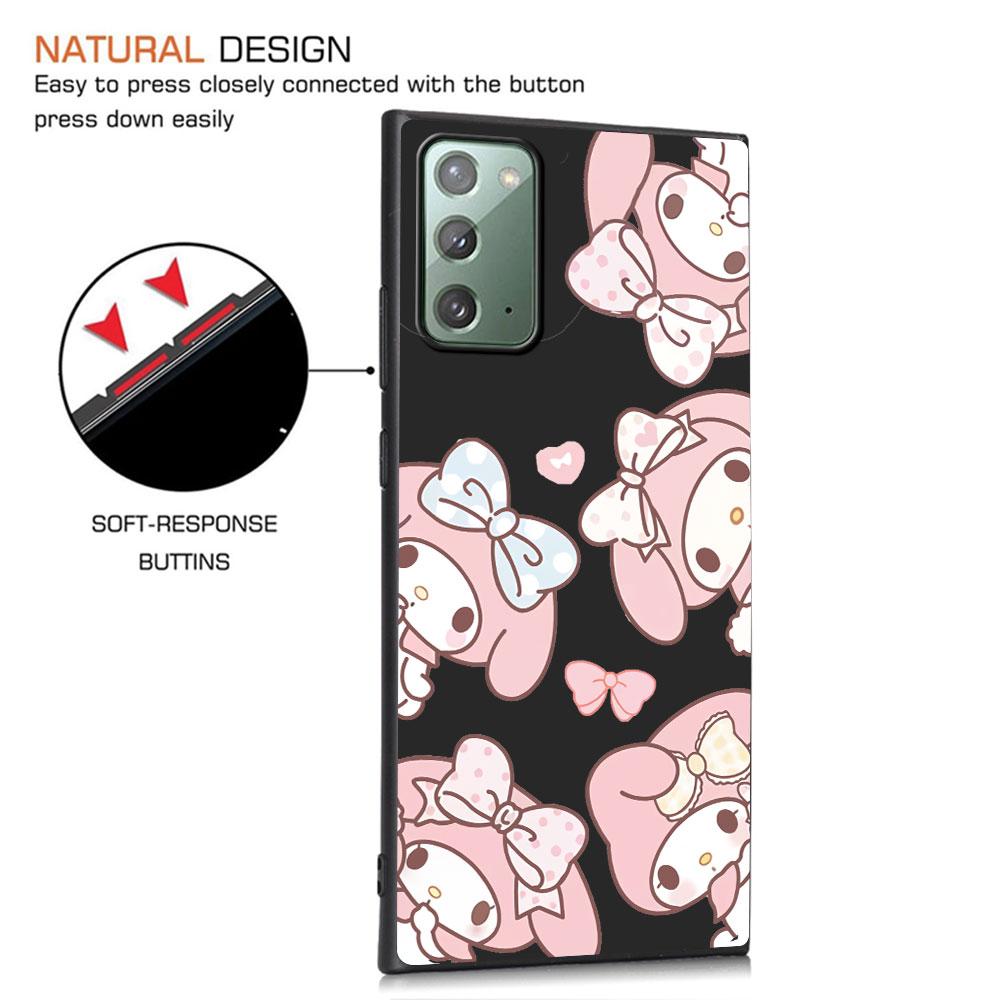 Cinnamoroll My Melody Case for Samsung Galaxy Note 20 Ultra 10 Plus 9 8 TPU Phone Cover Note 10 Lite Soft Shell Funda Capa