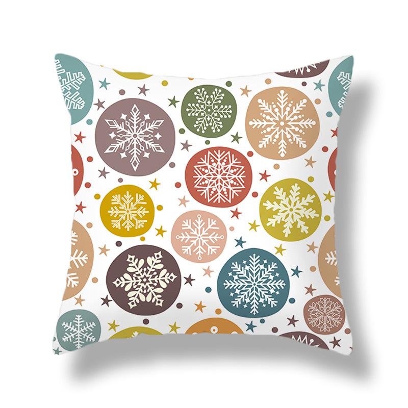 Christmas Pillowcases Homewares Nordic Christmas Cartoon Digital Print Pillowcases