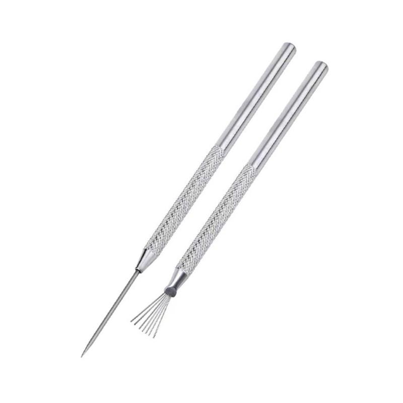 Pottery Craft tool Clay Needle tool and Feather Wire Texture Tool for Pottery Modeling, Carving, Detail Processing 1