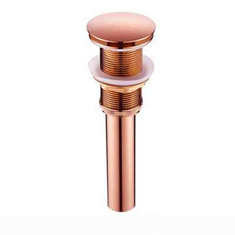 Rose Gold Brass Basin Push Down Pop up Waste Drain (Rose Gold,Brass) розового золота