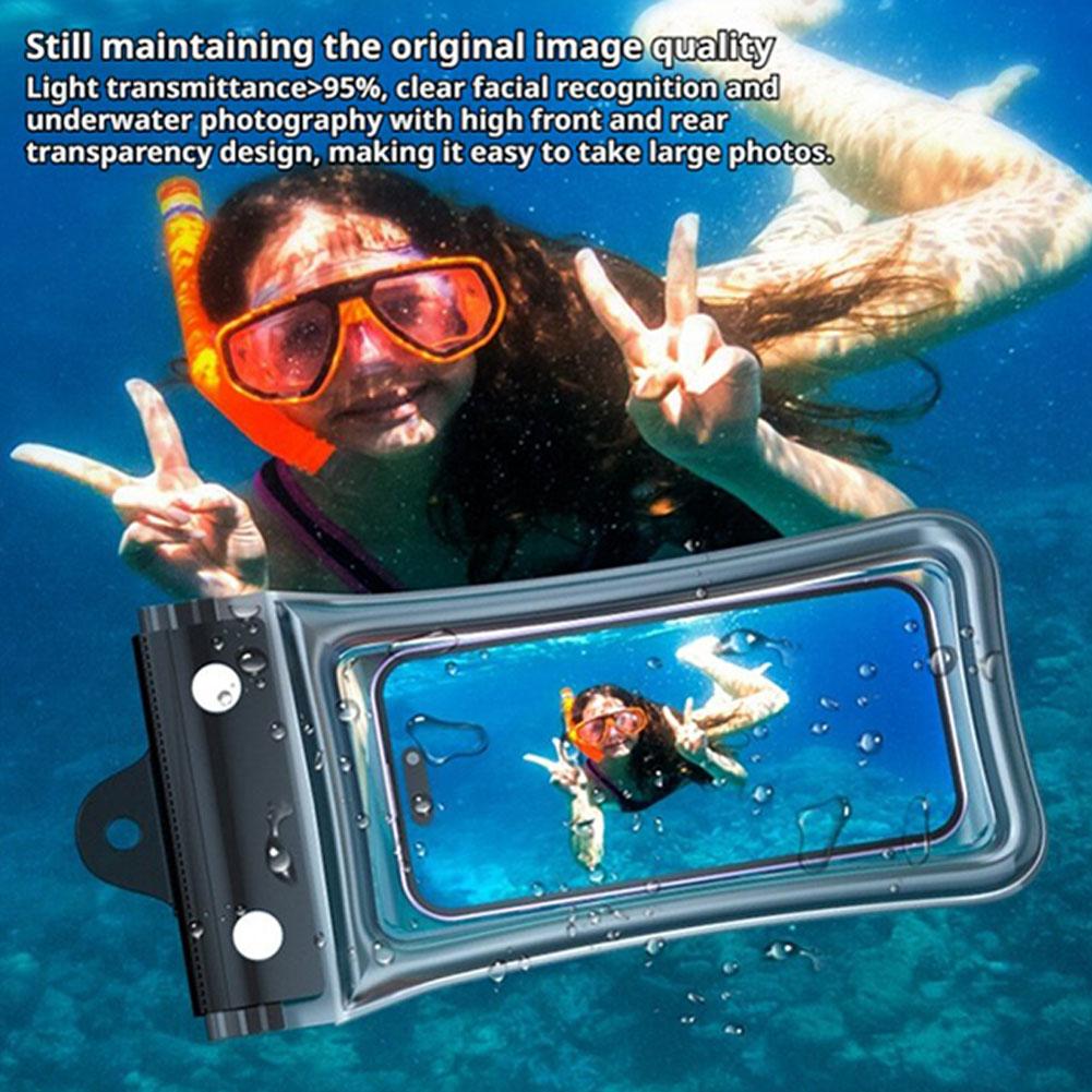 Universal Waterproof Cell Phone Bag Lightweight Portable Shipping Useful Drop Convenient E3A6