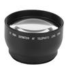 52MM 2X Aluminum Alloy Magnification Additional Lens for All 52MM Diameter Camera Lenses