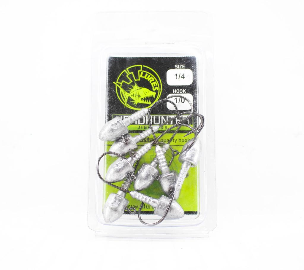 Tackle Tactics TT Head Hunter Jig Head 1/4 Oz 1/0 8/pack (1173)