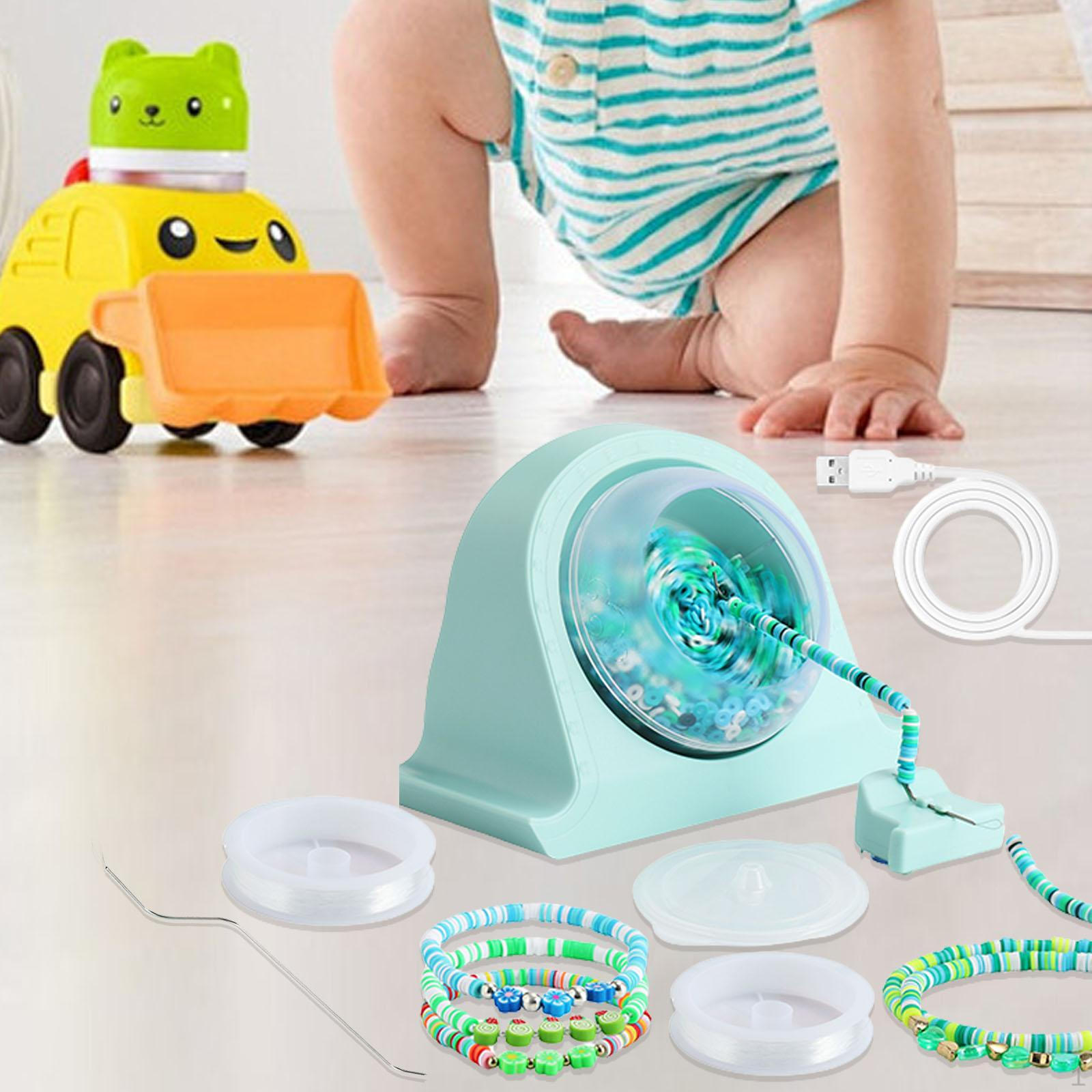 

Электрический счетчик для бисера, струнный инструмент для изготовления ювелирных изделий, быстрая машина для изготовления бисера для браслетов зелёный