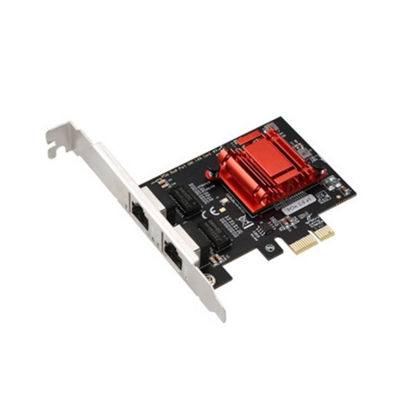Port Gigabit PCIE 1X Card LAN Server cu Fibră Optică pentru 82575&6 Pcie 2 Porturi RJ45 Adaptor Server Desktop