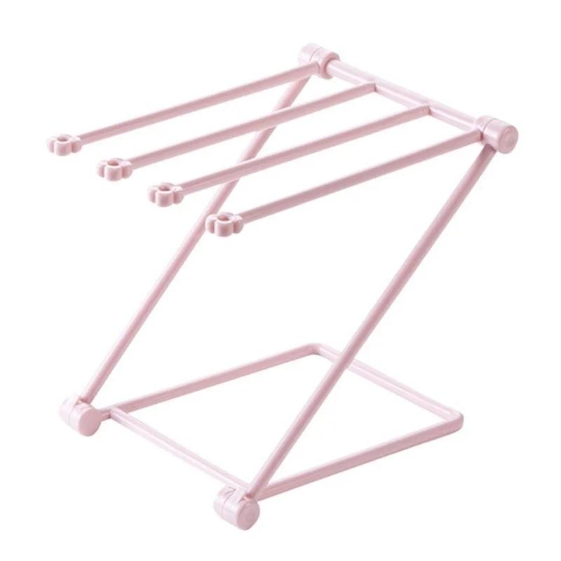 Plastic Folding Rack Kitchen Towel Rack Storage Rack Shelf Organizer Home Organization and Storage 573₽