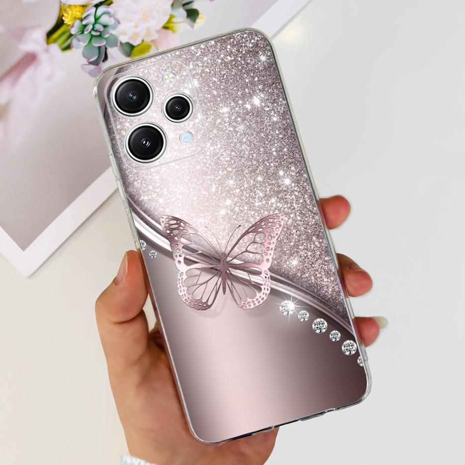 For Xiaomi Redmi 12 Case 2023 New Fashion Painted Cover Clear Silicone Phone Case For Xiaomi Redmi 12 Redmi12 Soft Fundas Bumper