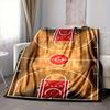 1Pc Basketball Court Blanket Soft And Comfortable Casual Warm Camping Travel Christmas Halloween Xmas Gift M928718
