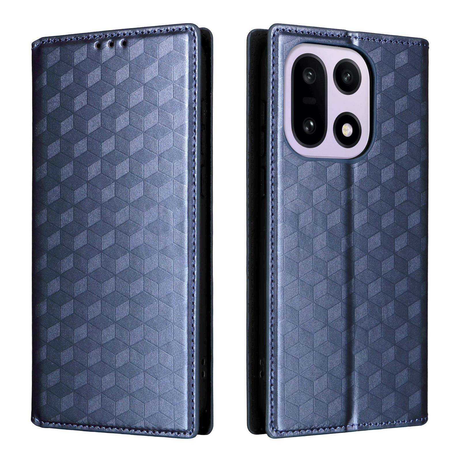 

For OnePlus 15 5G Case Wallet Rhombus Imprinted PU Leather Phone Cover