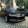 ABS Car Front Bumper Lip Spoiler For VW Passat B7 2011-2015 Standard Version Glossy Black Diffuser Splitter Body Kit