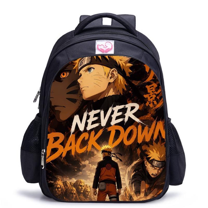 Zaino Scolastico Naruto Stampa Fiabesca, Zaino con Protezione per la Schiena per Ragazzi, Zaino Scolastico Animazione per Studenti della Scuola Elementare