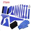 21PCS Car Vinyl Wrap Film Application Tint Foil Set Kit Auto Window Sticker Tools Vinyl Wrap Film Accessory