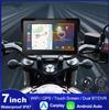 7" Motorcycle w/ Carplay Android Screen Dual Bluetooth Portable GPS Navigation