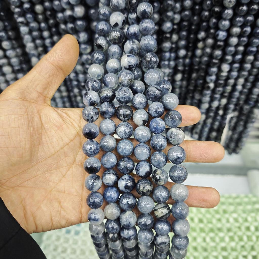 Blue Series Aquamarine & Blue Lace Agate Natural Stone Beads for DIY Jewelry